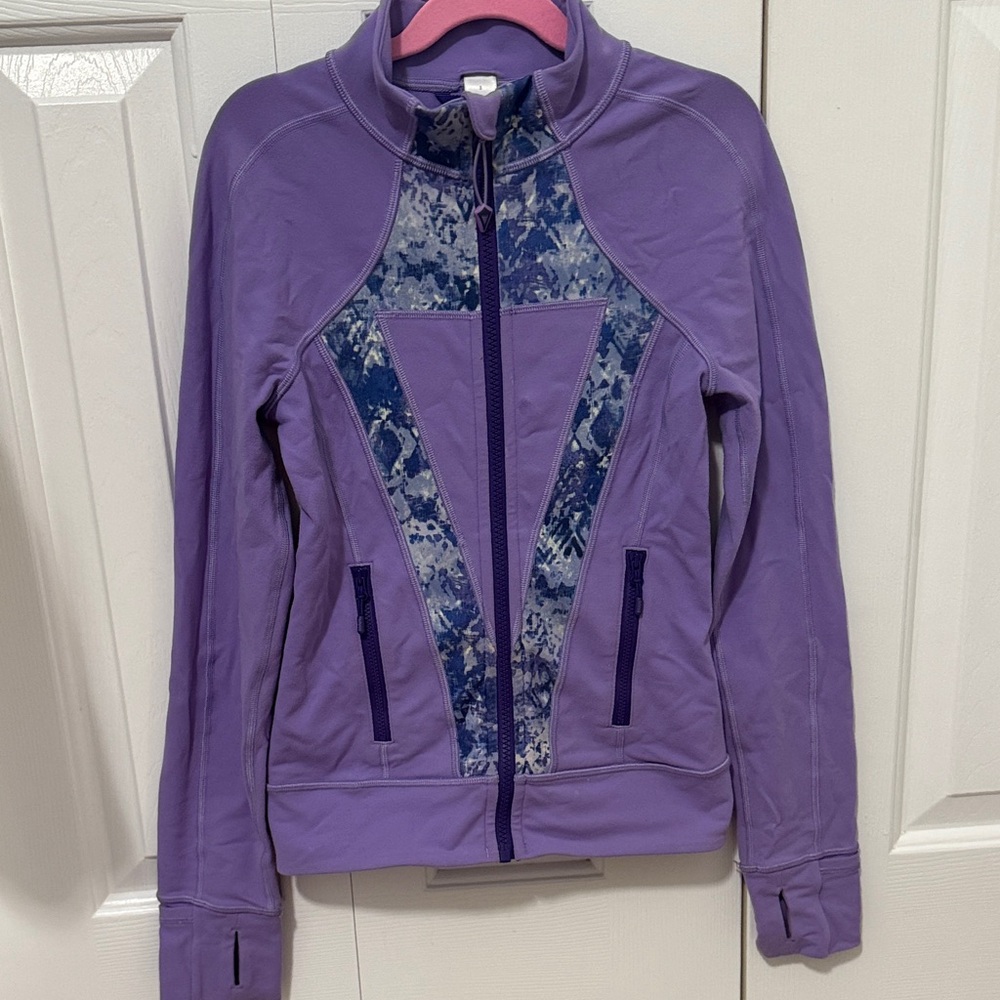 Kids Ivivva Purple Jacket with Blue Accents